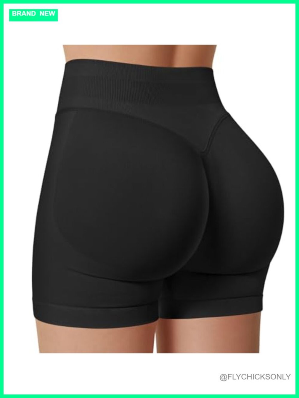High Waist Butt Lifting Gym Shorts Tummy Control Scrunch Yoga Biker